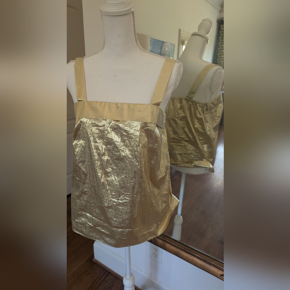 Elegant Gold Women's Tank Top